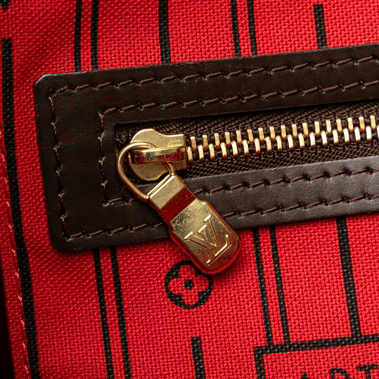 Louis Vuitton Damier Ebene Neverfull PM Bruin