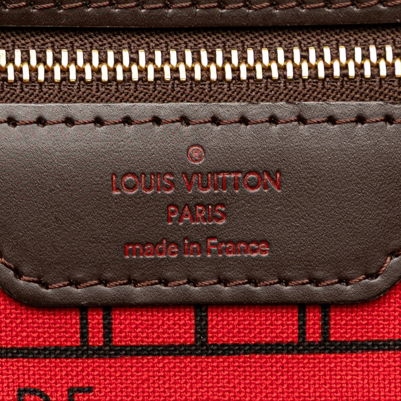 Louis Vuitton Damier Ebene Neverfull PM Bruin