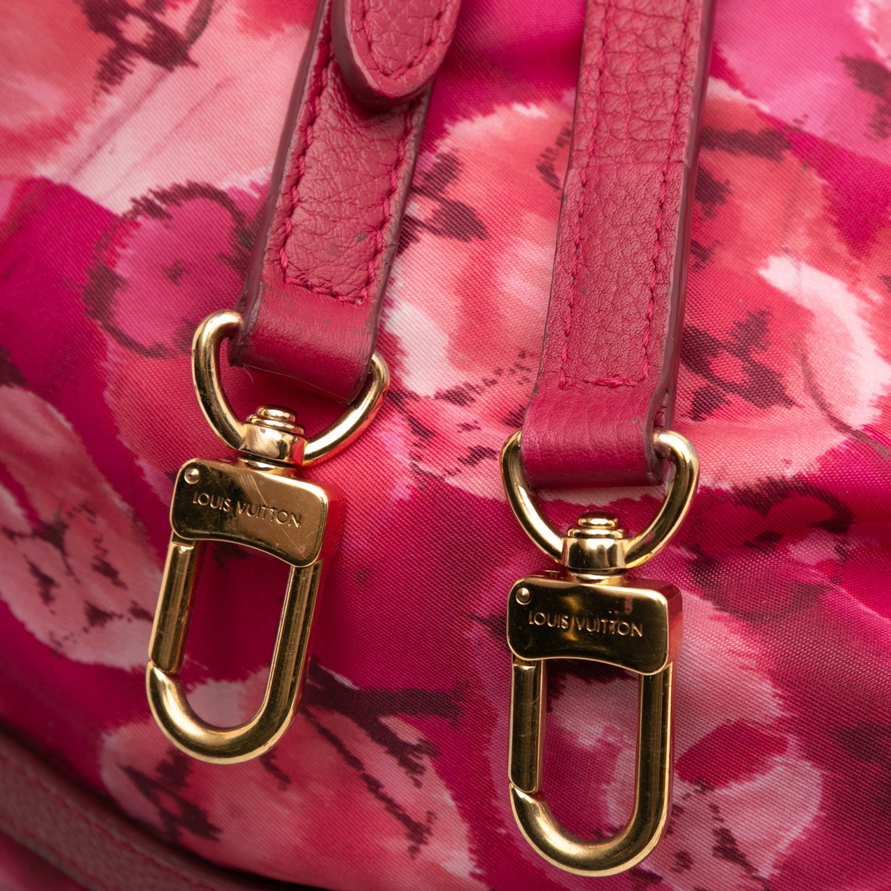 Louis Vuitton Limited Edition Monogram Nylon Ikat Noefull MM Roze