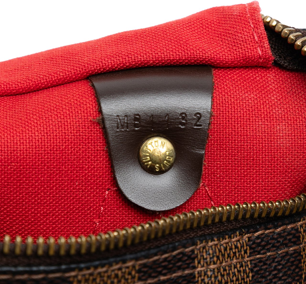 Louis Vuitton Damier Ebene Speedy 30 Bruin