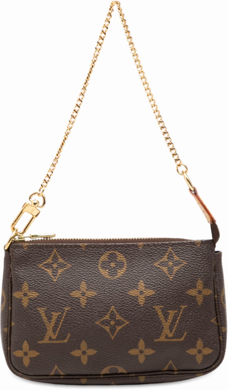 Louis Vuitton Monogram Mini Pochette Accessoires Bruin