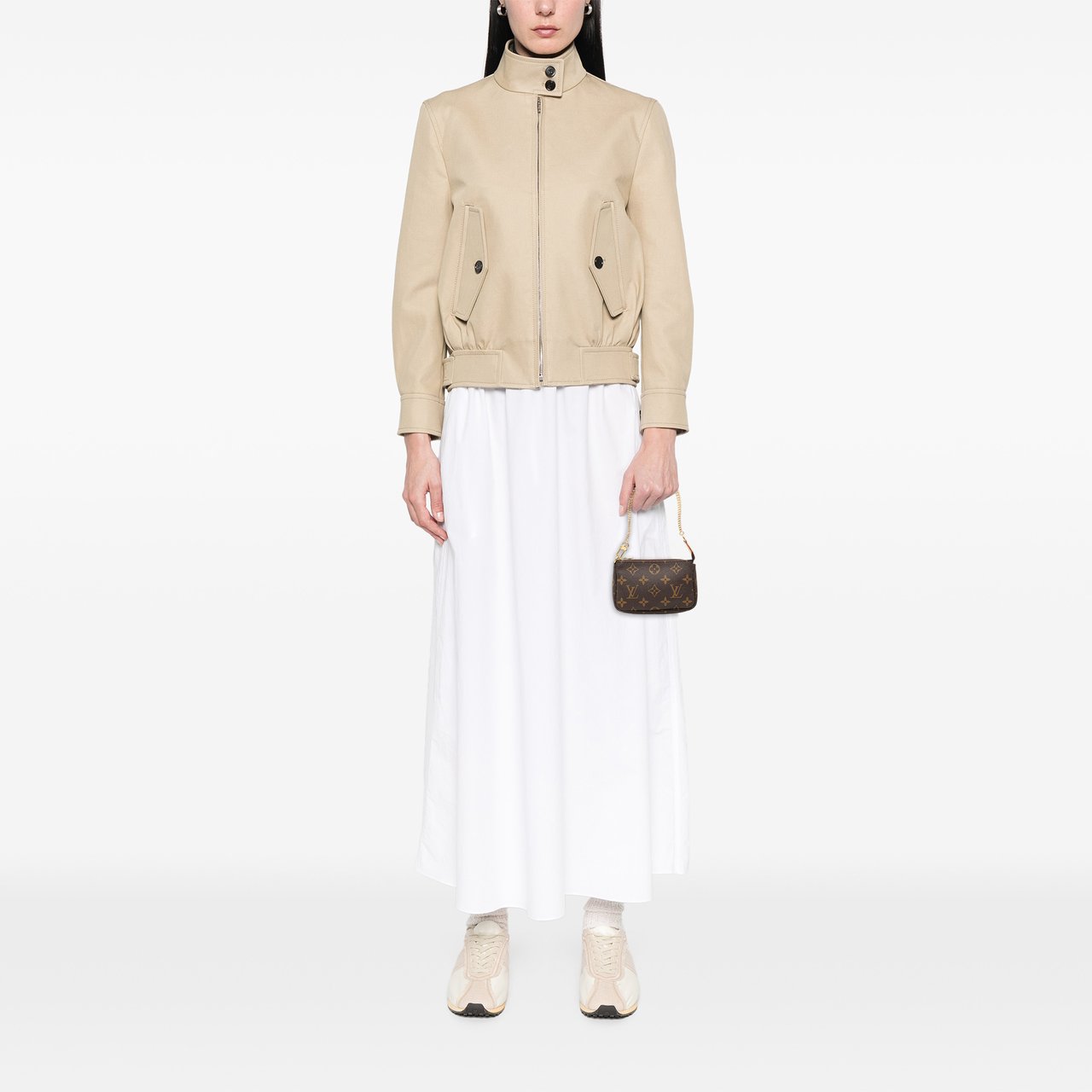 Louis Vuitton Monogram Mini Pochette Accessoires Bruin