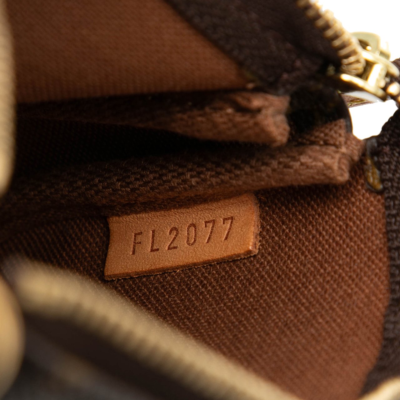 Louis Vuitton Monogram Mini Pochette Accessoires Bruin