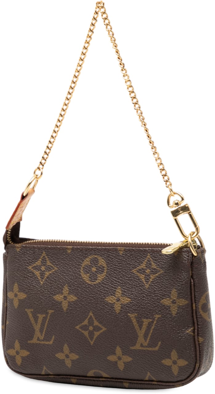Louis Vuitton Monogram Mini Pochette Accessoires Bruin