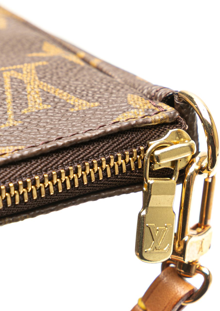 Louis Vuitton Monogram Pochette Accessoires Bruin