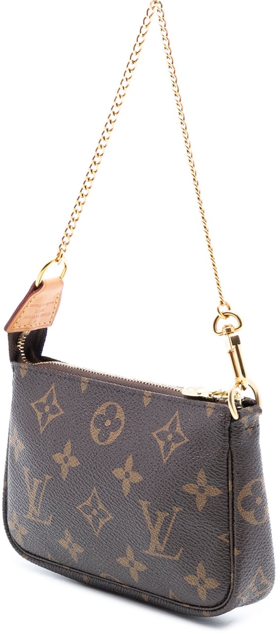 Louis Vuitton Monogram Mini Pochette Accessoires Bruin