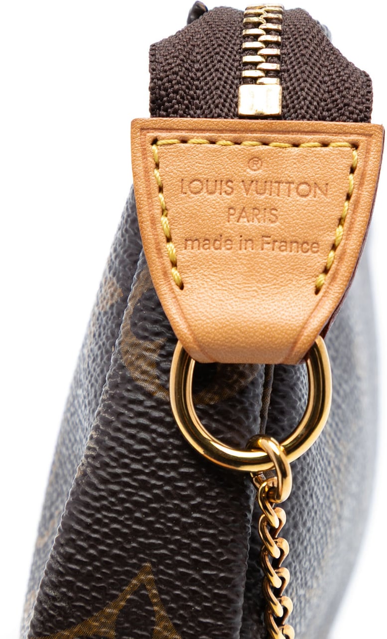 Louis Vuitton Monogram Mini Pochette Accessoires Bruin
