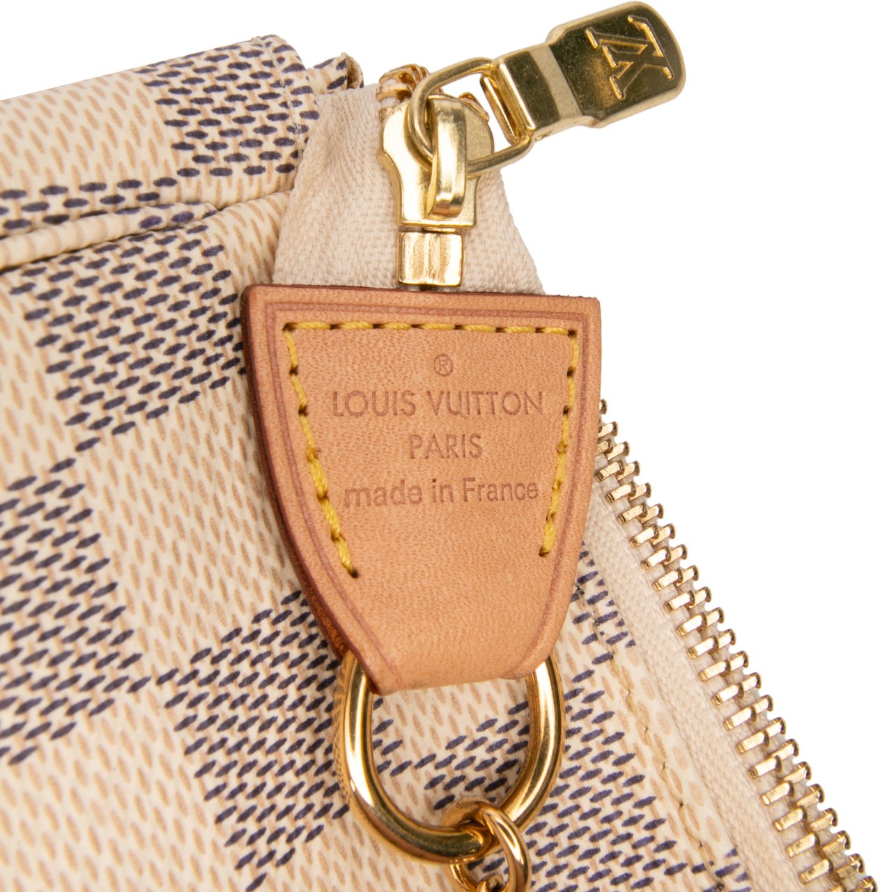 Louis Vuitton Damier Azur Mini Pochette Accessoires Wit