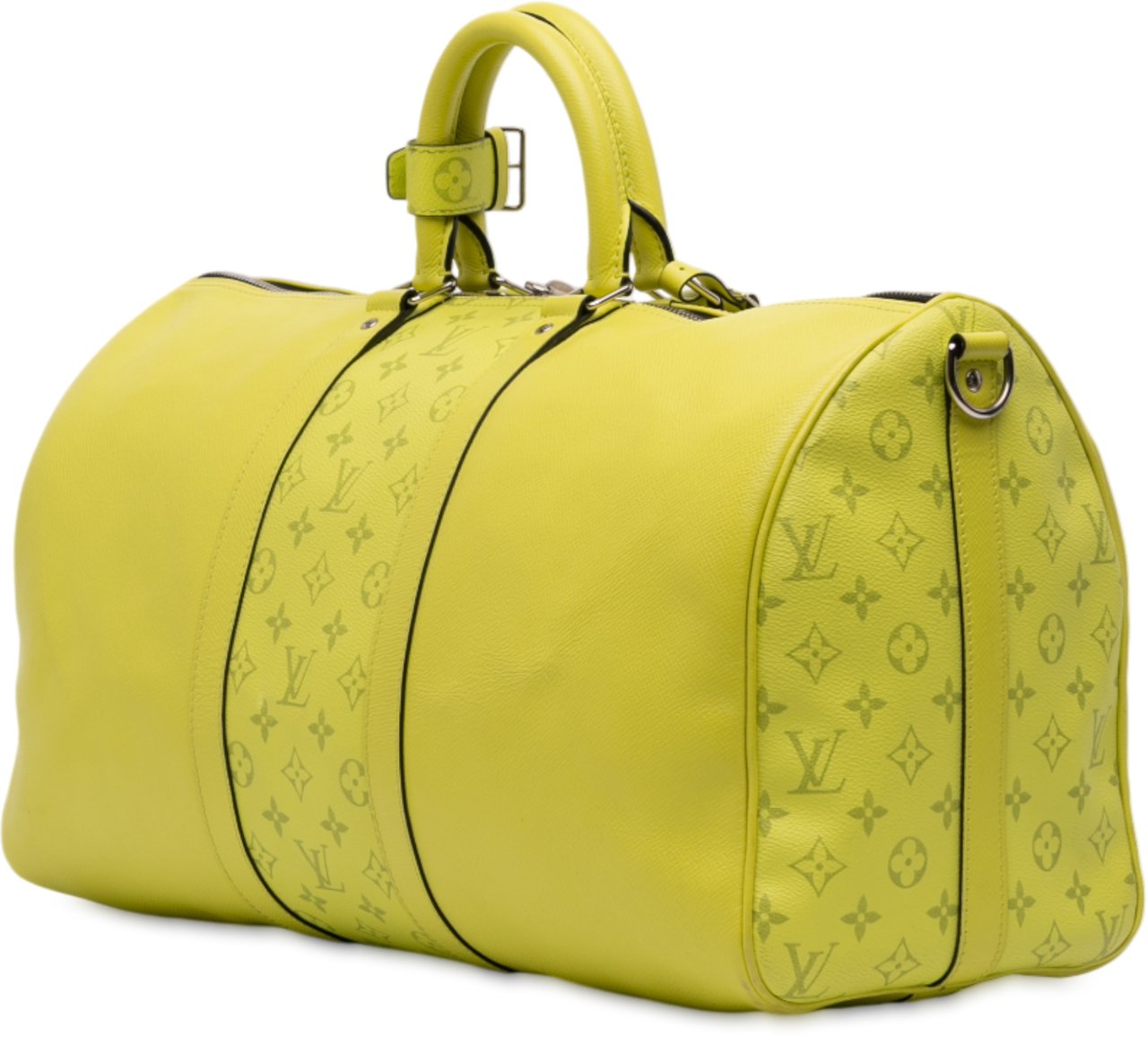 Louis Vuitton Taigarama Keepall Bandouliere 50 Geel