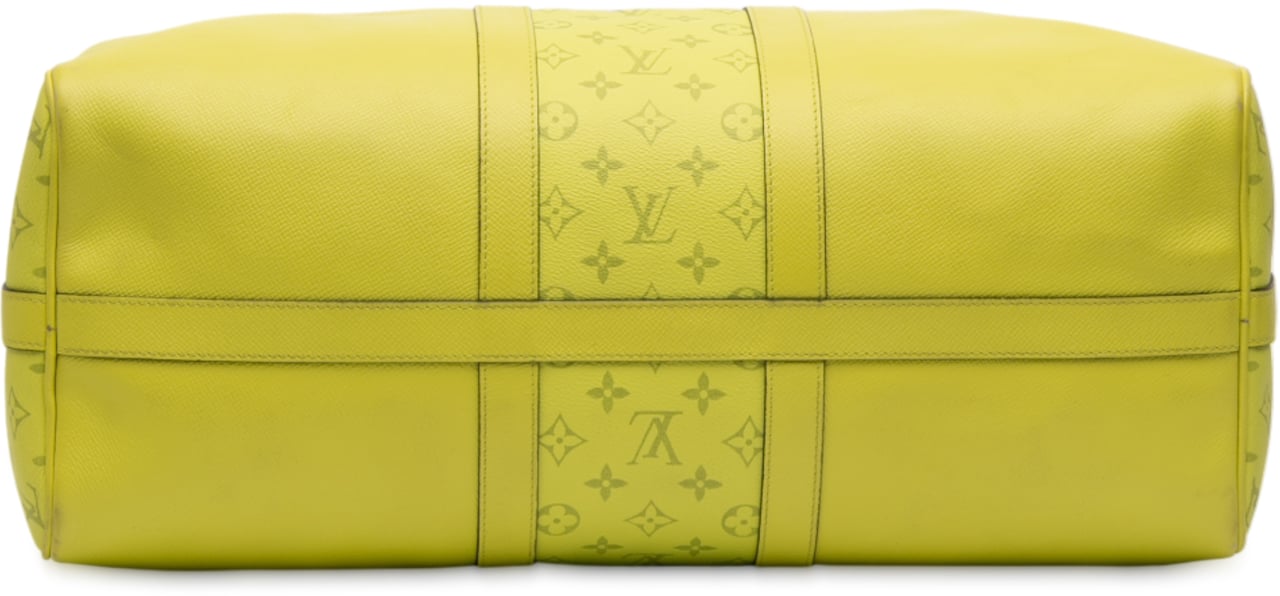 Louis Vuitton Taigarama Keepall Bandouliere 50 Geel