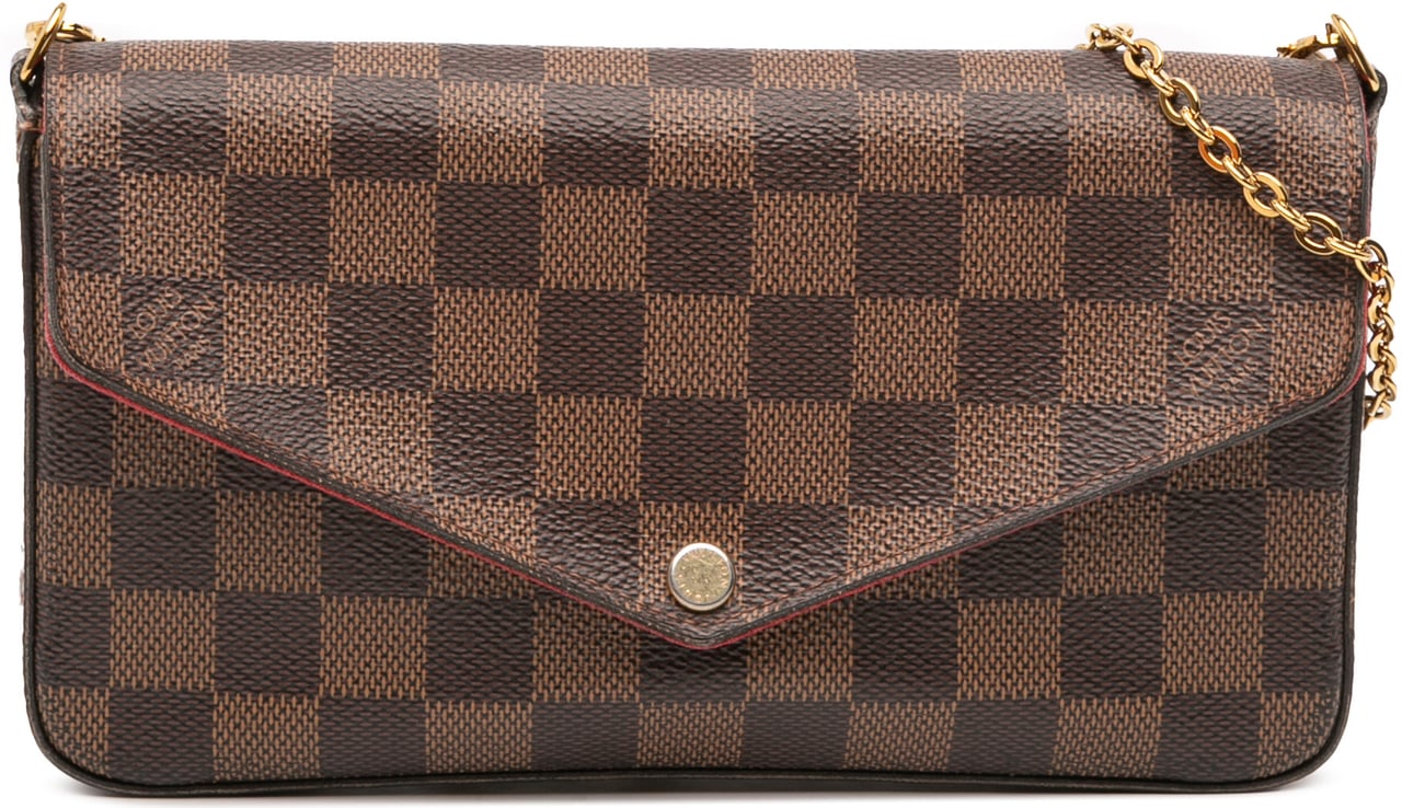 Louis Vuitton Damier Ebene Pochette Felicie Bruin