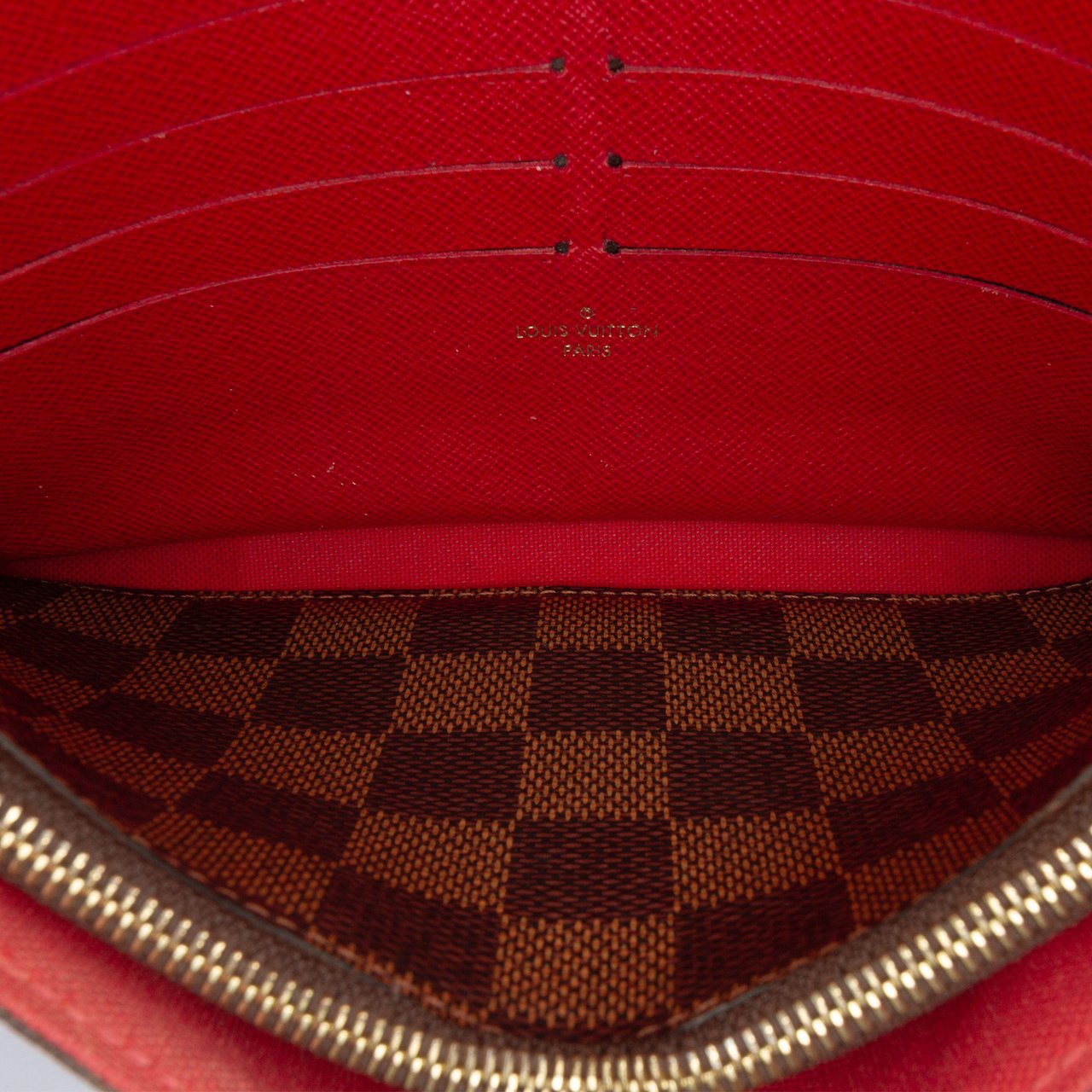 Louis Vuitton Damier Ebene Pochette Felicie Bruin