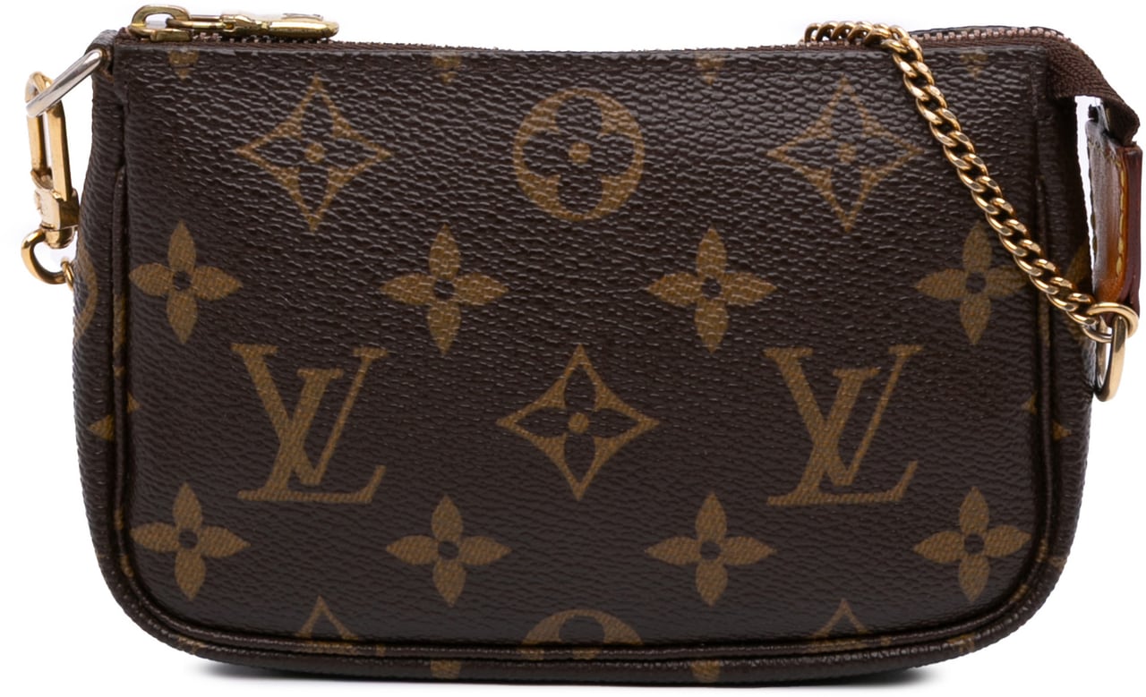 Louis Vuitton Monogram Mini Pochette Accessoires Bruin