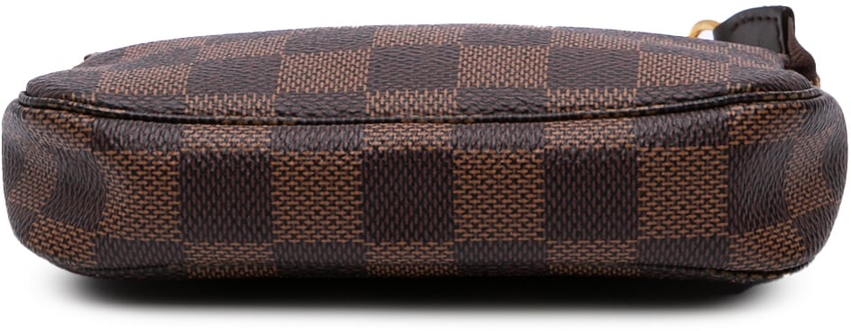 Louis Vuitton Damier Ebene Mini Pochette Accessoires Bruin