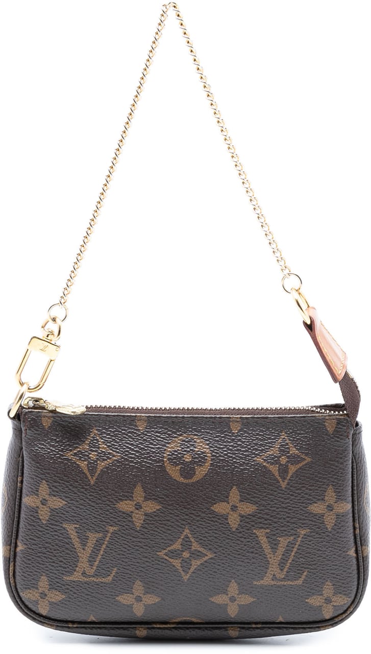 Louis Vuitton Monogram Mini Pochette Accessoires Bruin