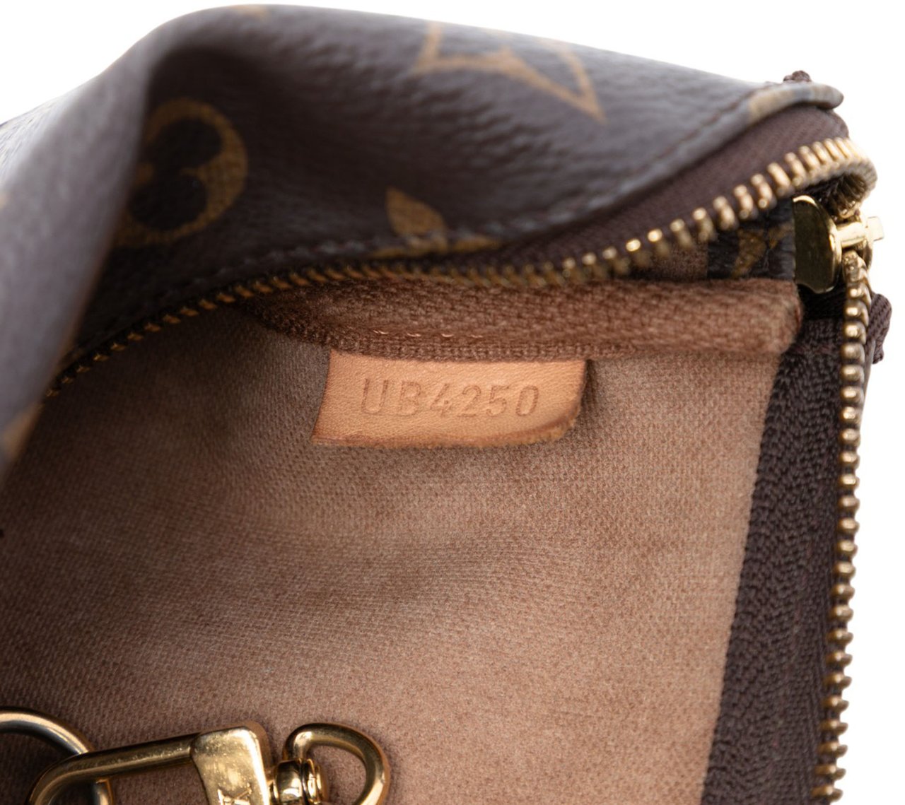 Louis Vuitton Monogram Mini Pochette Accessoires Bruin