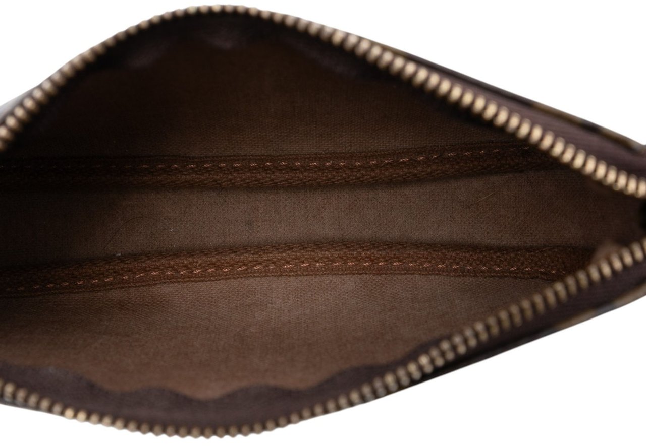 Louis Vuitton Monogram Mini Pochette Accessoires Bruin