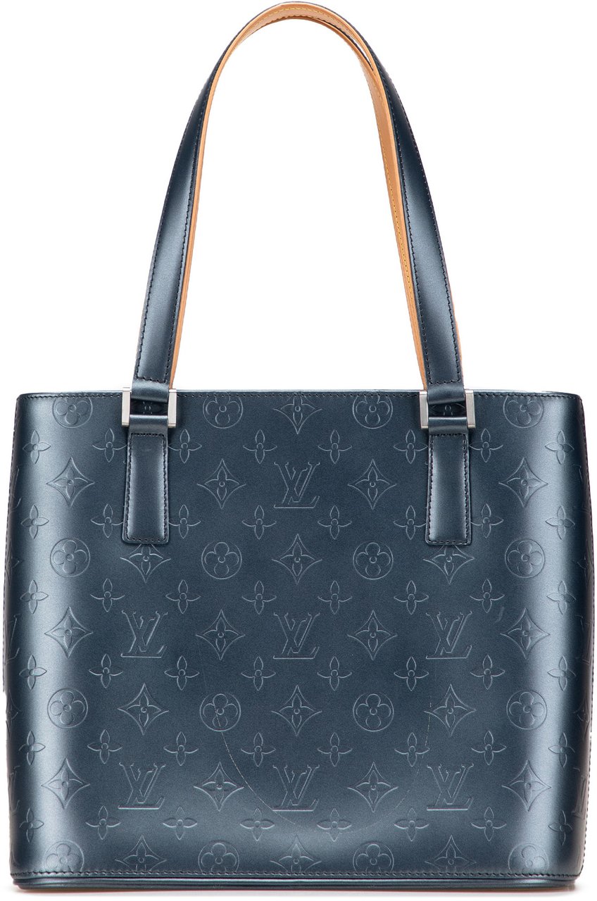 Louis Vuitton Monogram Mat Stockton Blauw