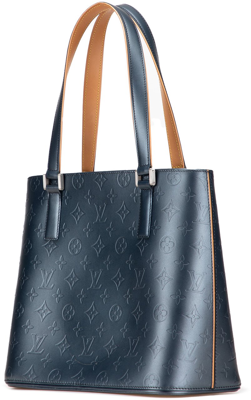 Louis Vuitton Monogram Mat Stockton Blauw