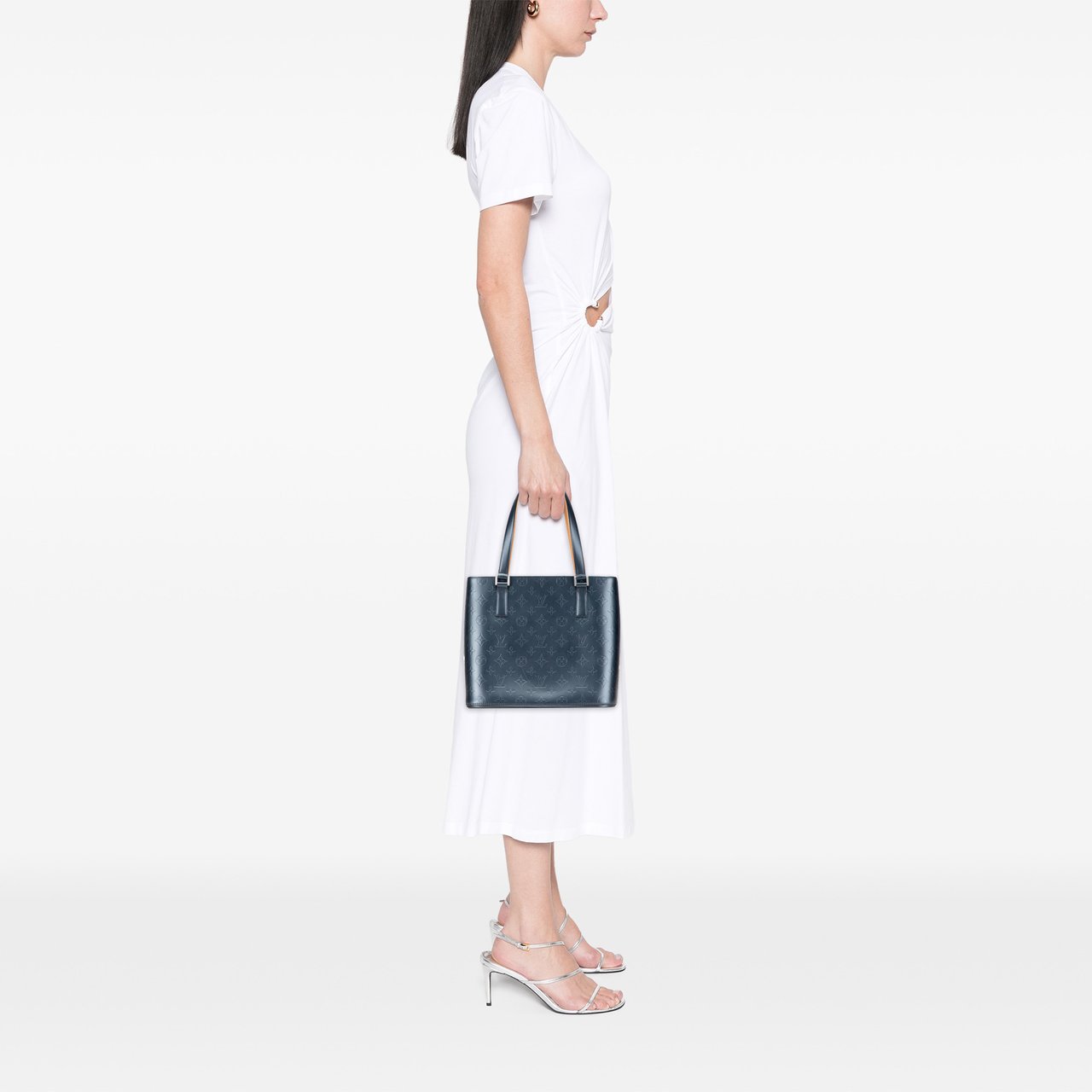 Louis Vuitton Monogram Mat Stockton Blauw