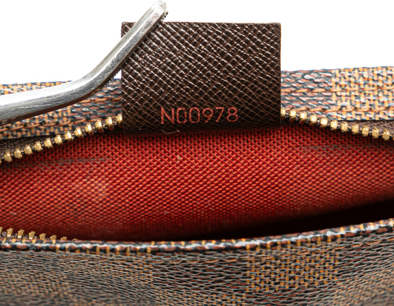 Louis Vuitton Damier Ebene Trousse Pochette Bruin