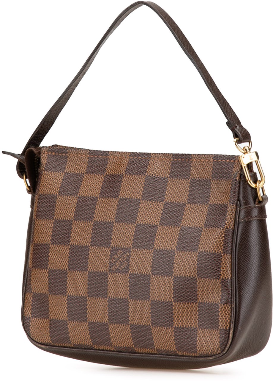 Louis Vuitton Damier Ebene Trousse Pochette Bruin