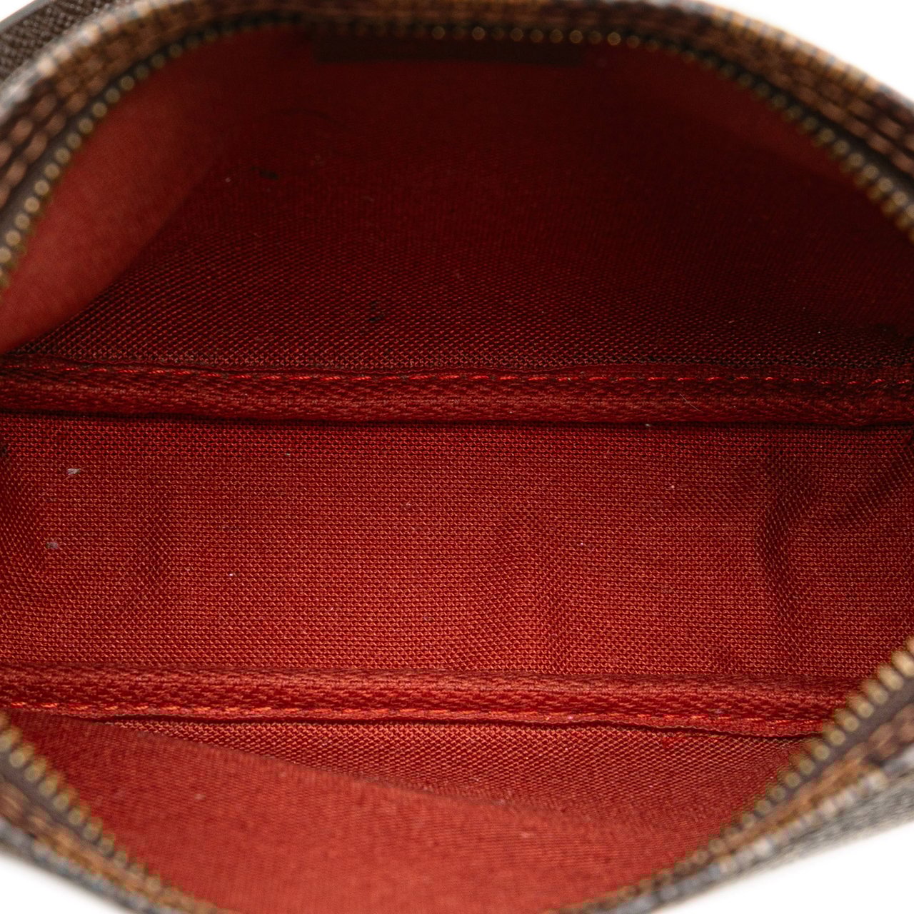 Louis Vuitton Damier Ebene Trousse Pochette Bruin