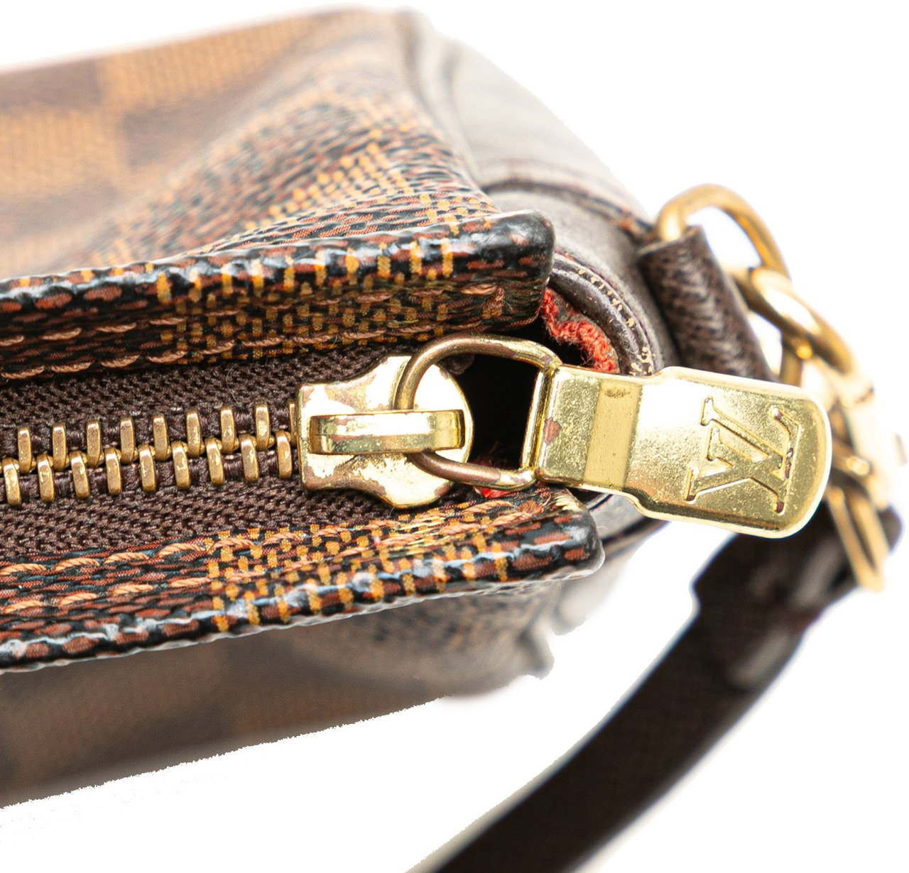 Louis Vuitton Damier Ebene Trousse Pochette Bruin