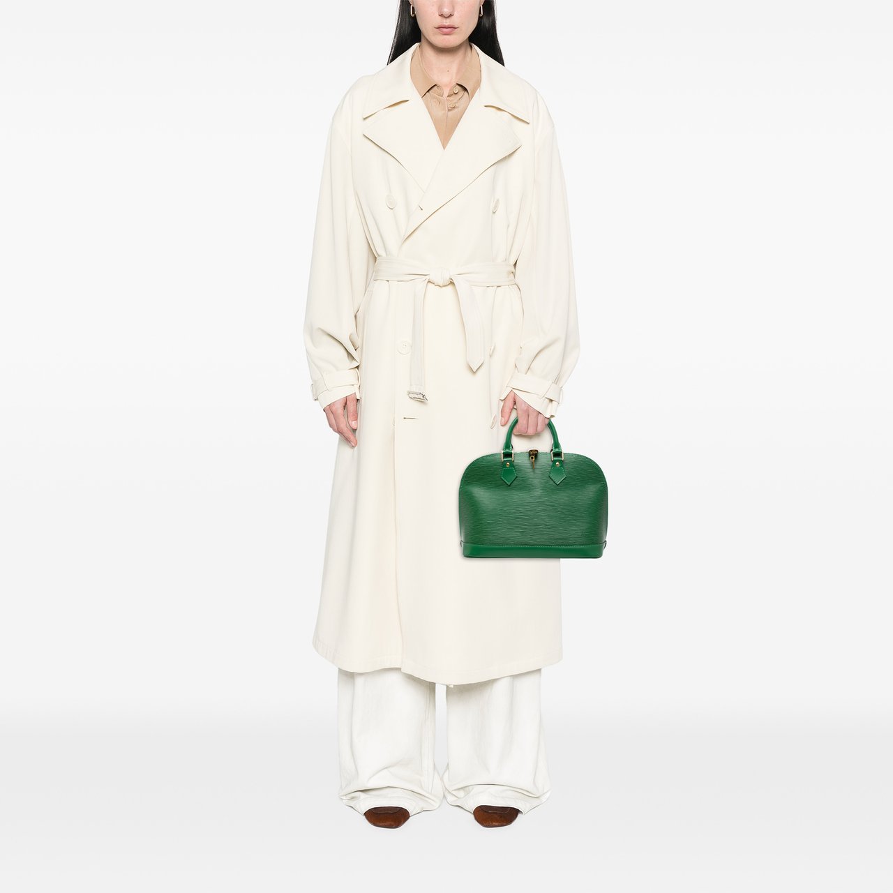 Louis Vuitton Epi Alma PM Groen