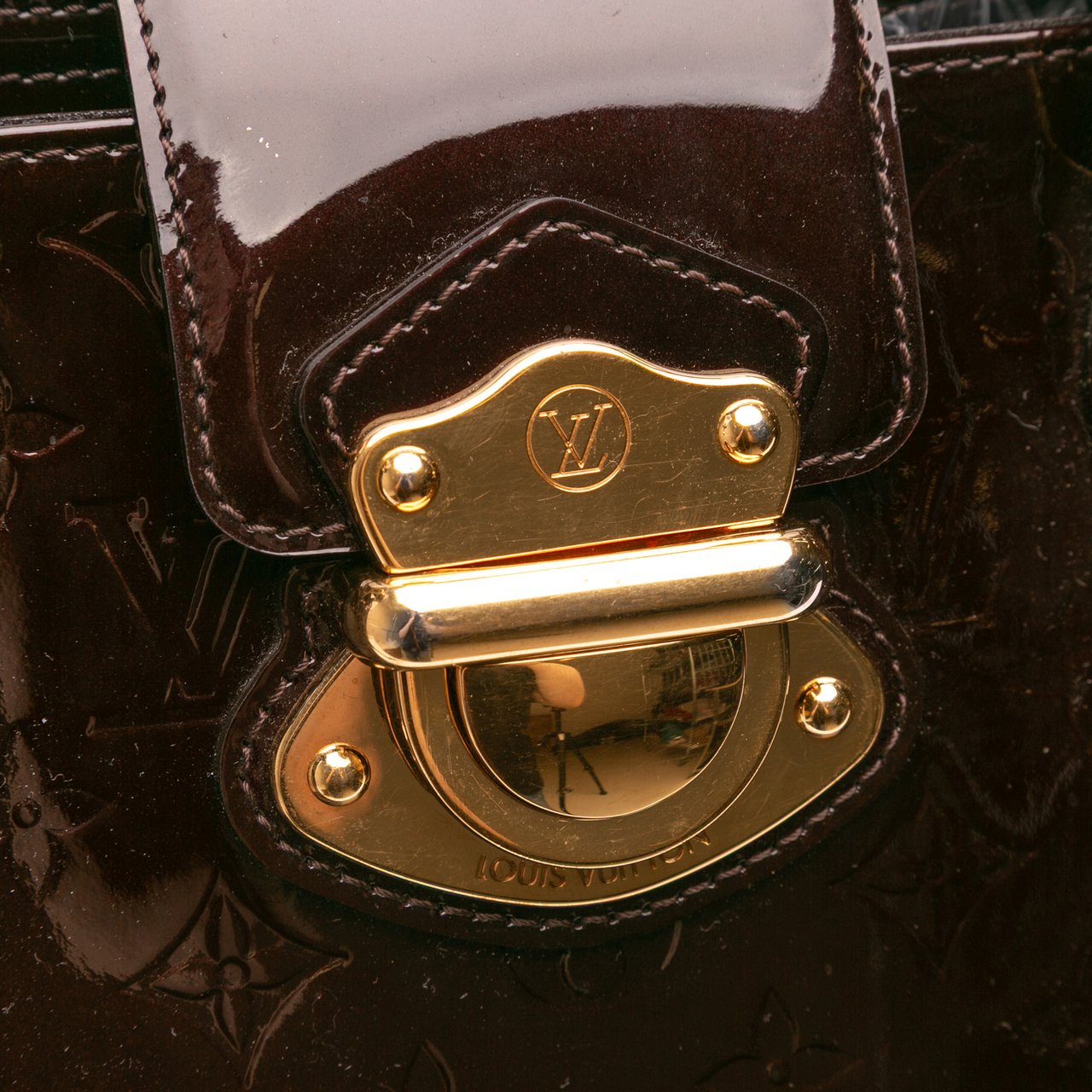 Louis Vuitton Monogram Vernis Melrose Avenue Paars