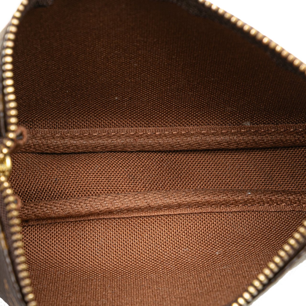 Louis Vuitton Monogram Mini Pochette Accessoires Bruin