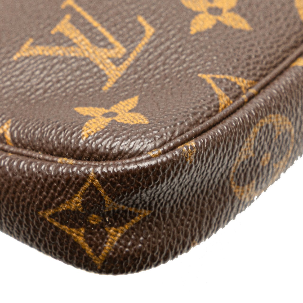 Louis Vuitton Monogram Mini Pochette Accessoires Bruin