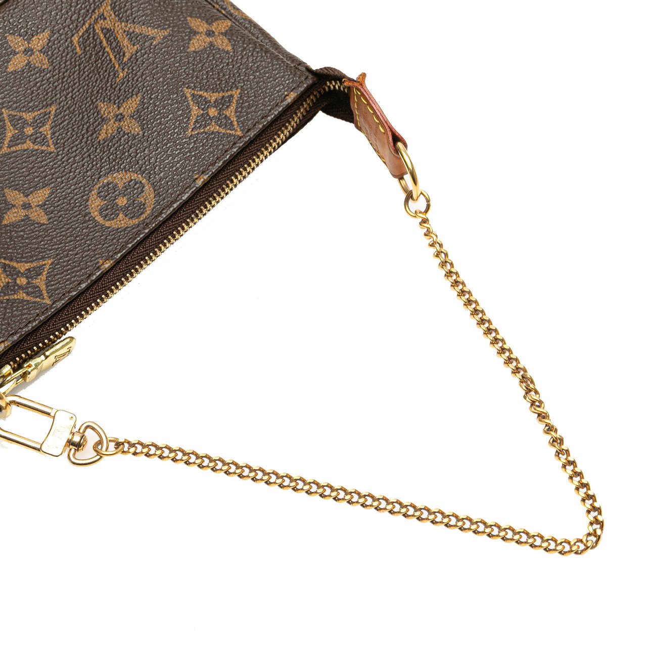 Louis Vuitton Monogram Mini Pochette Accessoires Bruin