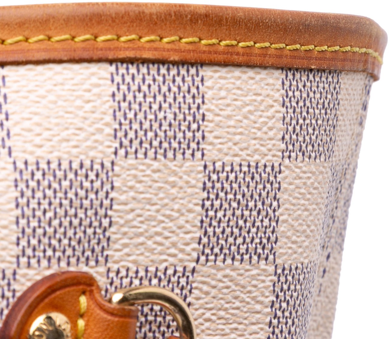 Louis Vuitton Damier Azur Neverfull MM Wit