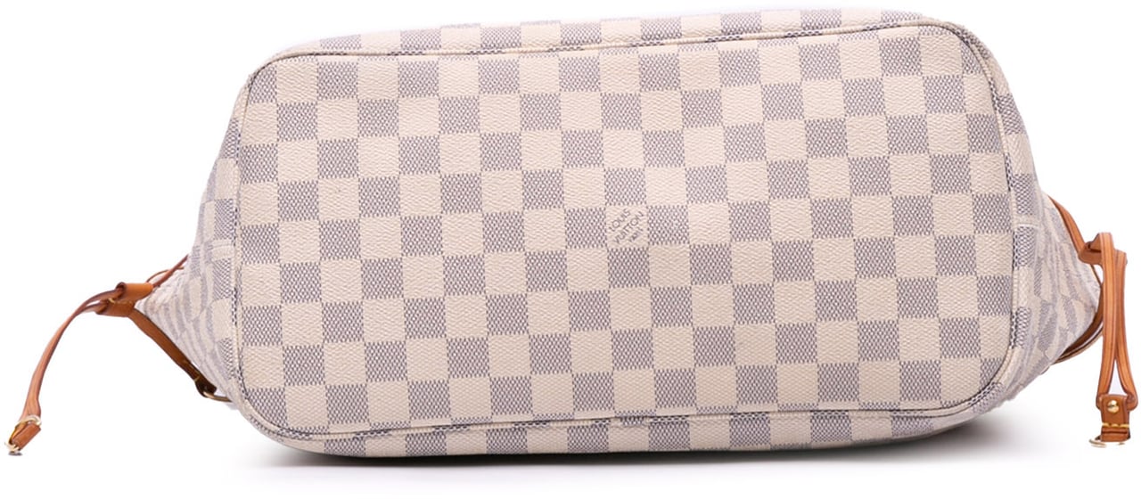 Louis Vuitton Damier Azur Neverfull MM Wit