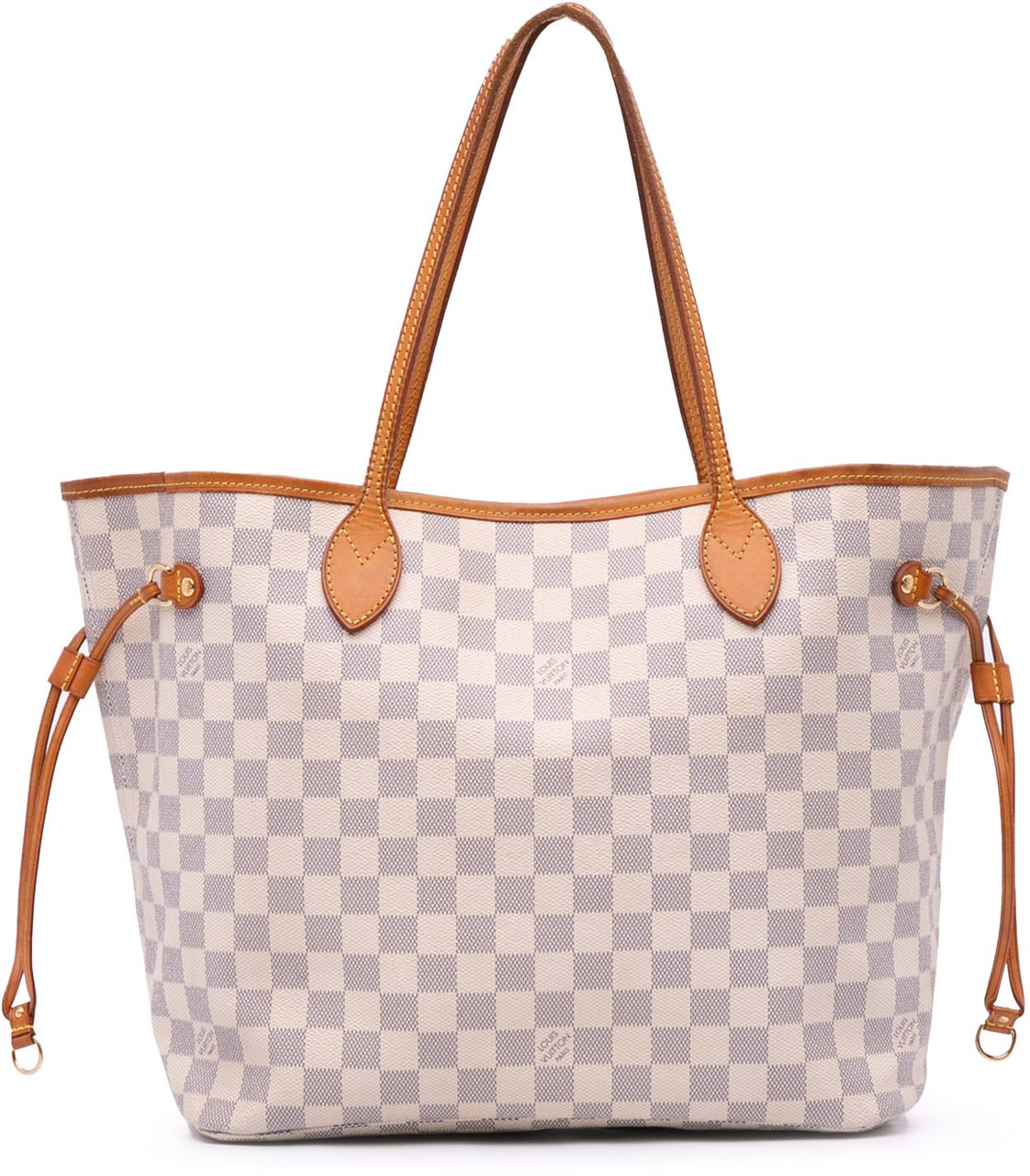 Louis Vuitton Damier Azur Neverfull MM Wit