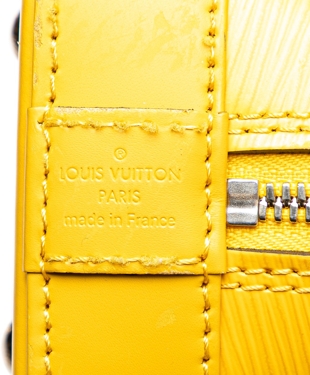 Louis Vuitton Epi Alma BB Geel