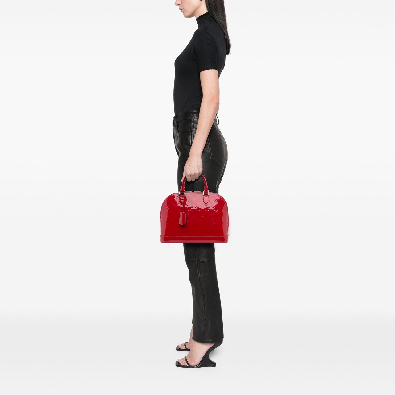 Louis Vuitton Monogram Vernis Alma PM Rood