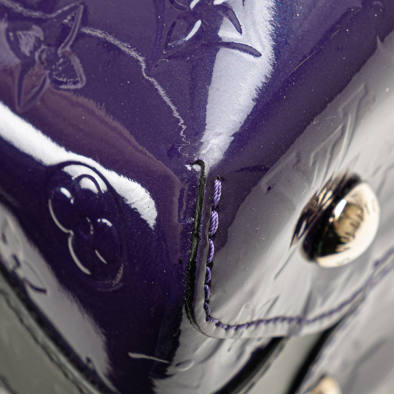 Louis Vuitton Monogram Vernis Melrose Paars