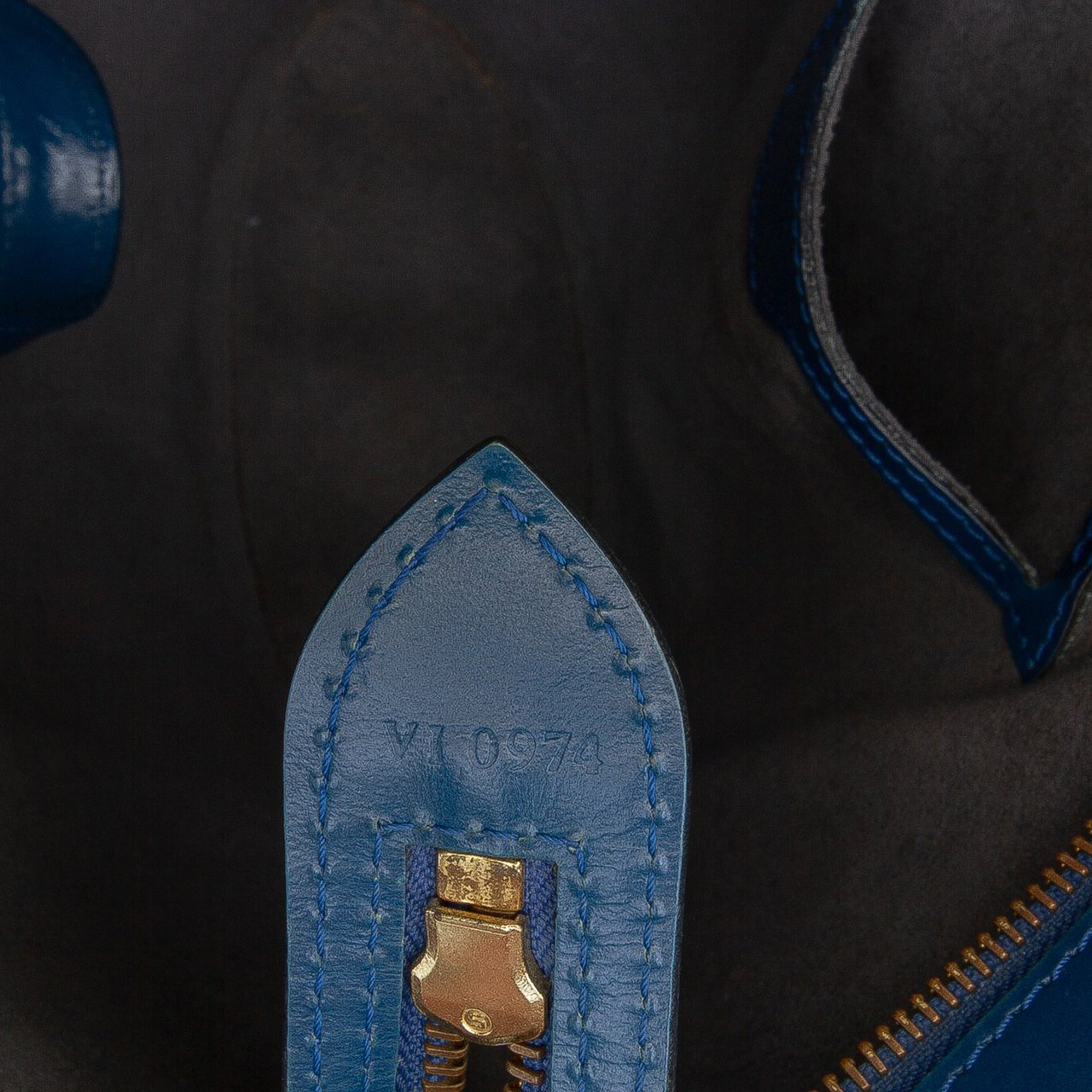 Louis Vuitton Epi Saint Jacques PM Short Strap Blauw