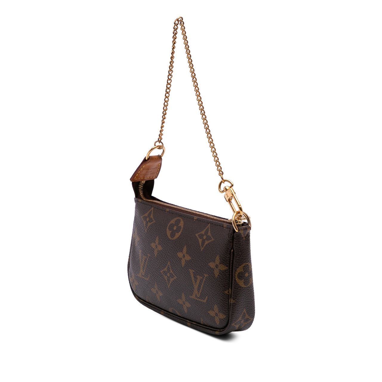 Louis Vuitton Monogram Mini Pochette Accessoires Bruin