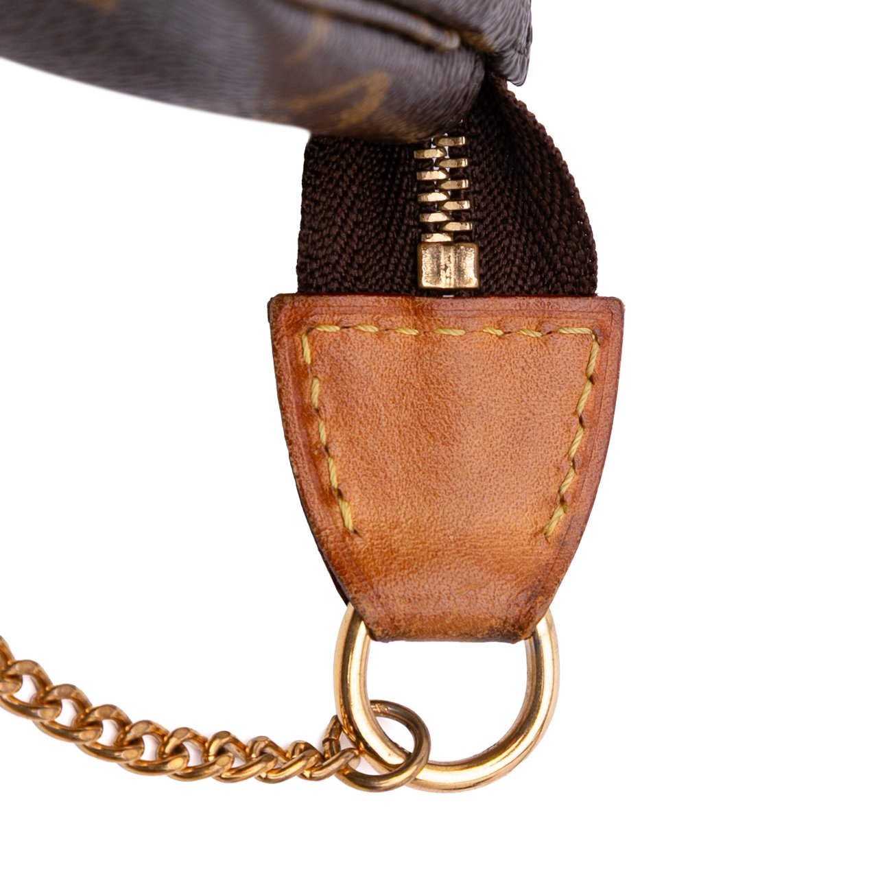 Louis Vuitton Monogram Mini Pochette Accessoires Bruin