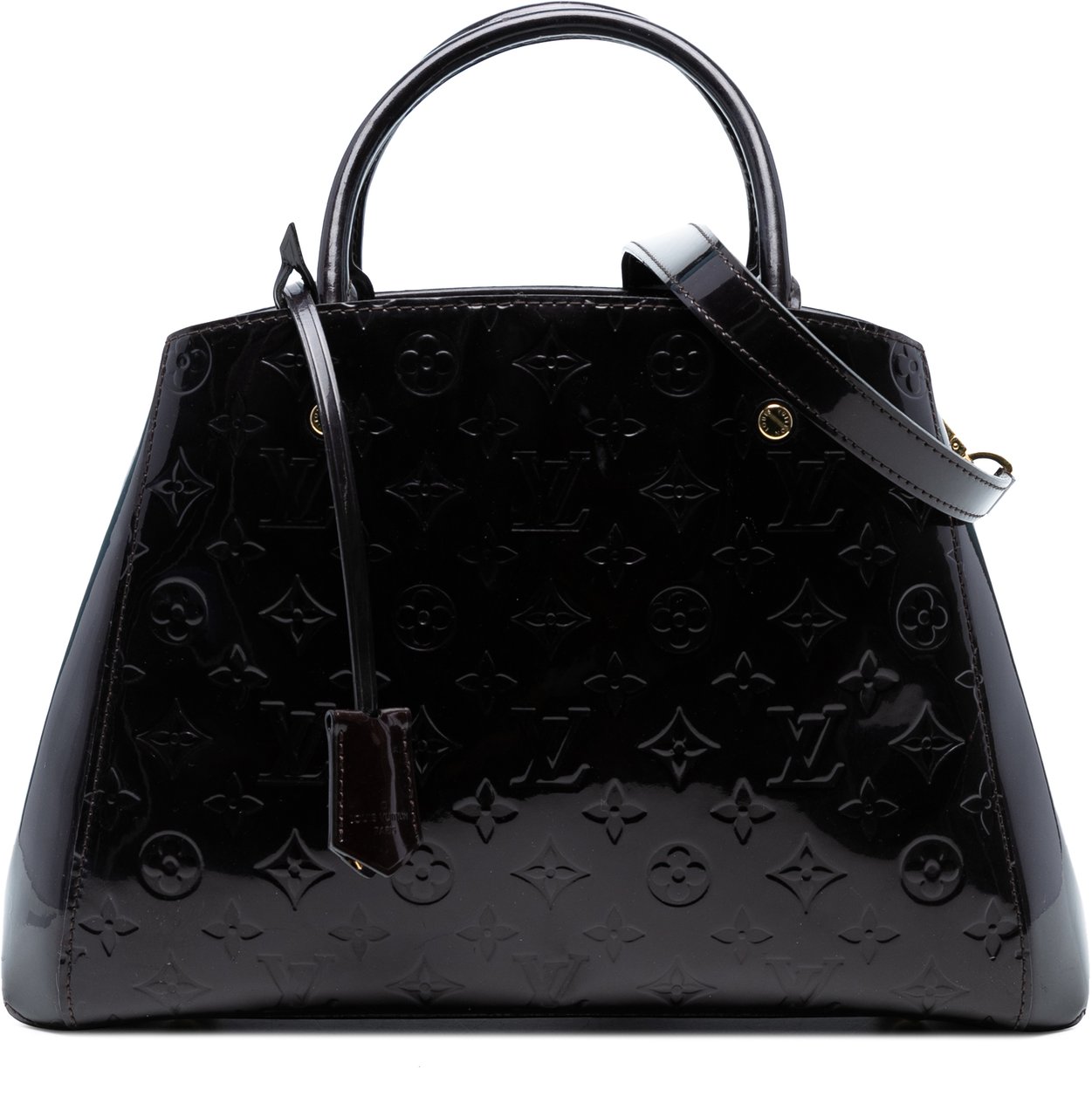 Louis Vuitton Monogram Vernis Montaigne MM Paars
