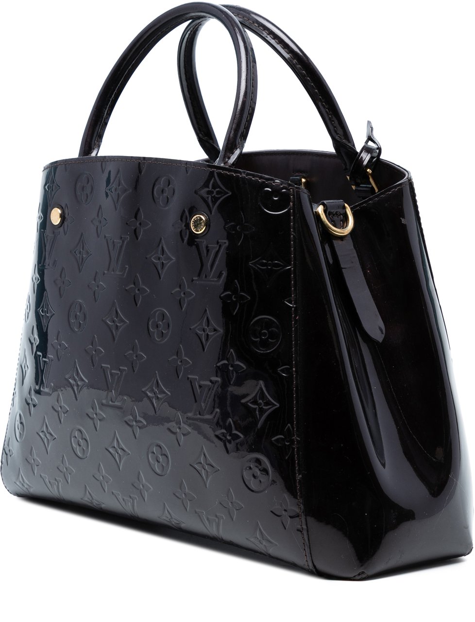 Louis Vuitton Monogram Vernis Montaigne MM Paars