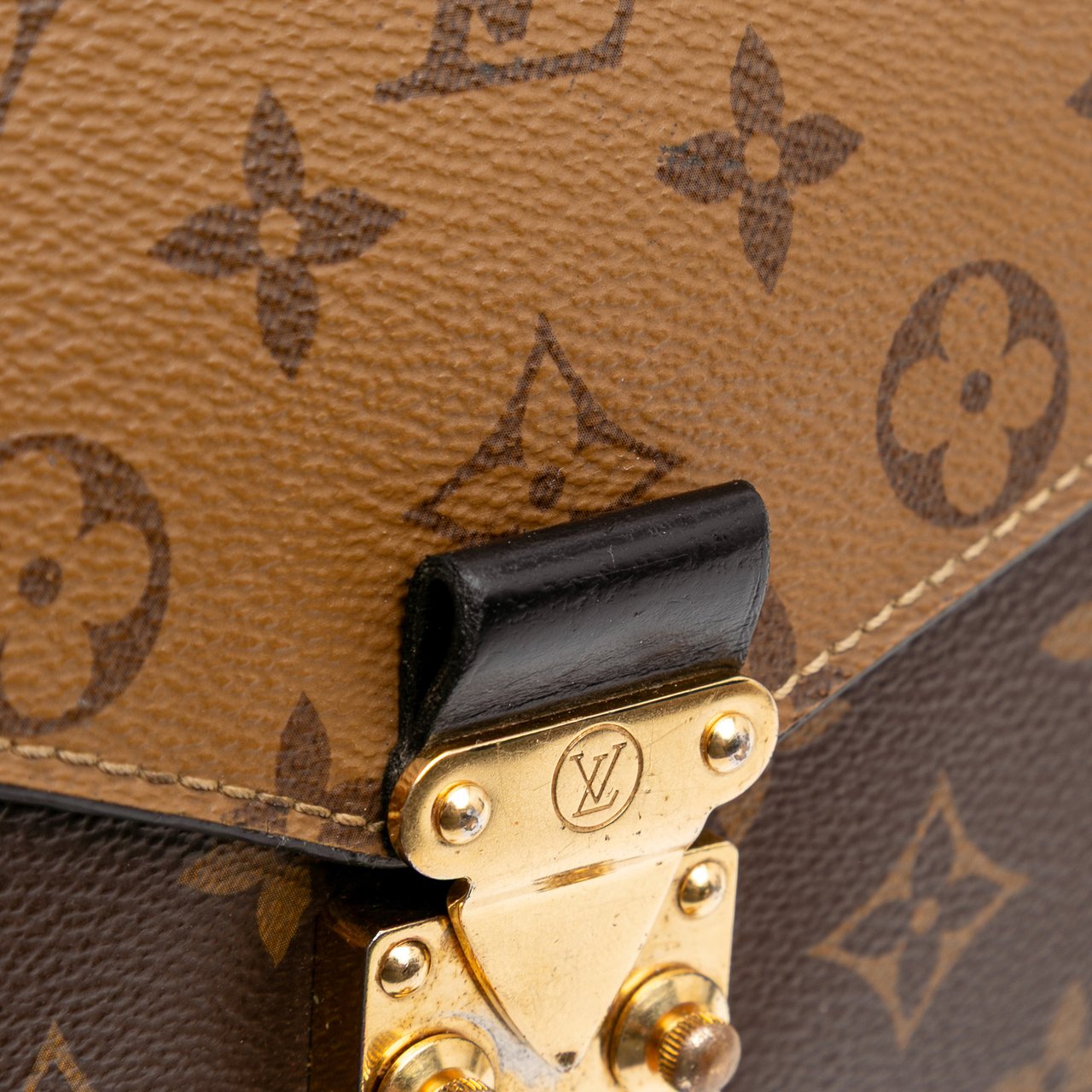 Louis Vuitton Monogram Reverse Pochette Metis Bruin
