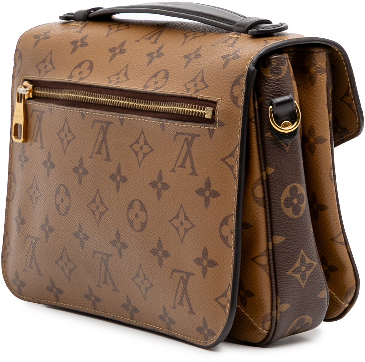 Louis Vuitton Monogram Reverse Pochette Metis Bruin