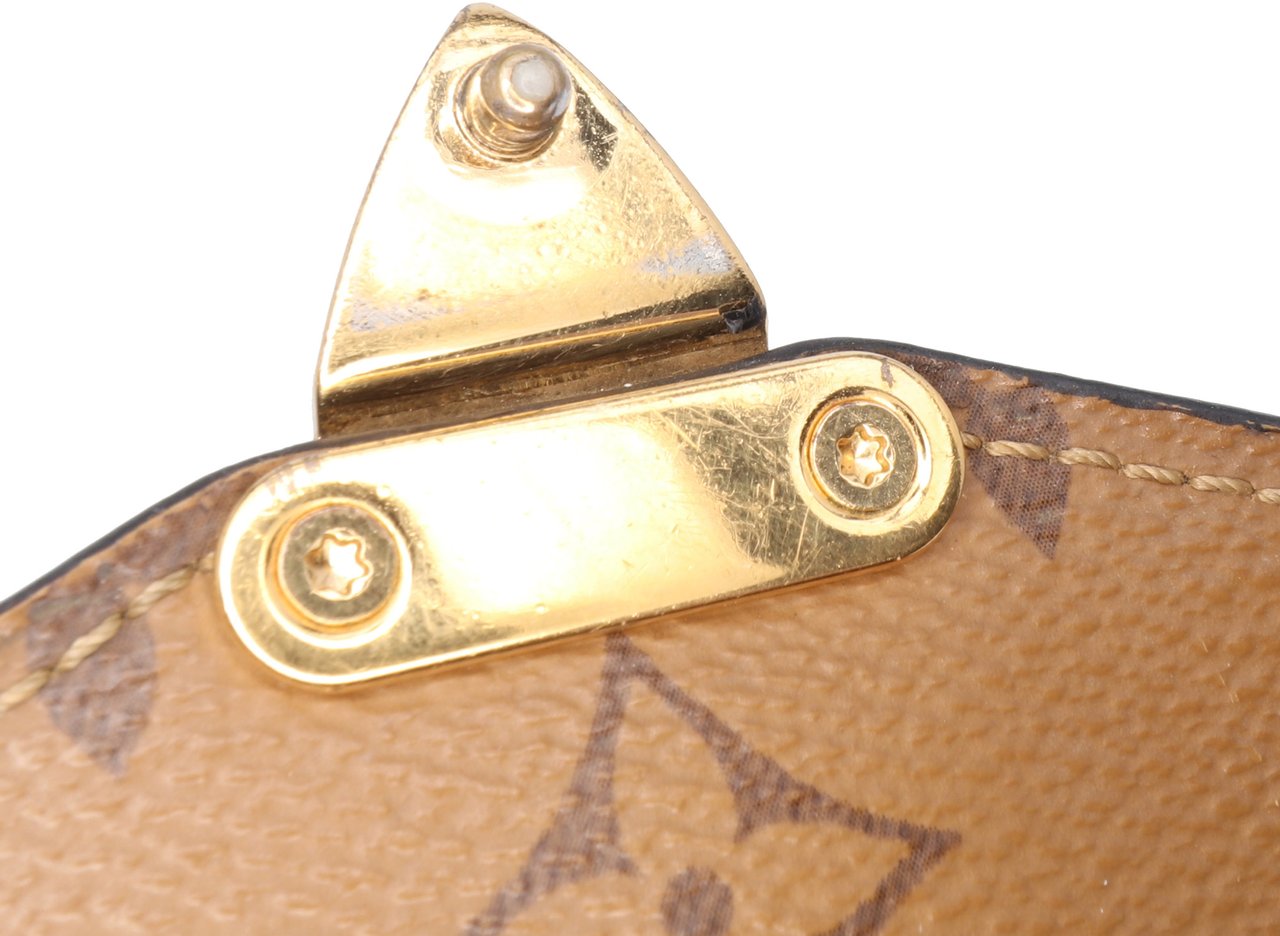 Louis Vuitton Monogram Reverse Pochette Metis Bruin