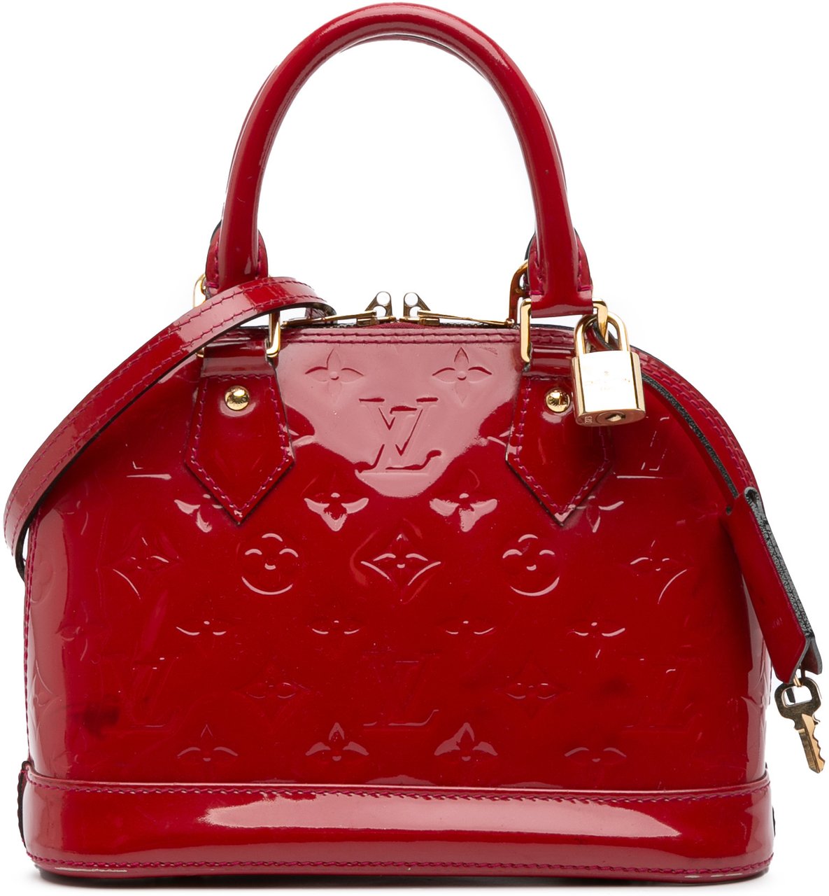 Louis Vuitton Monogram Vernis Alma BB Rood