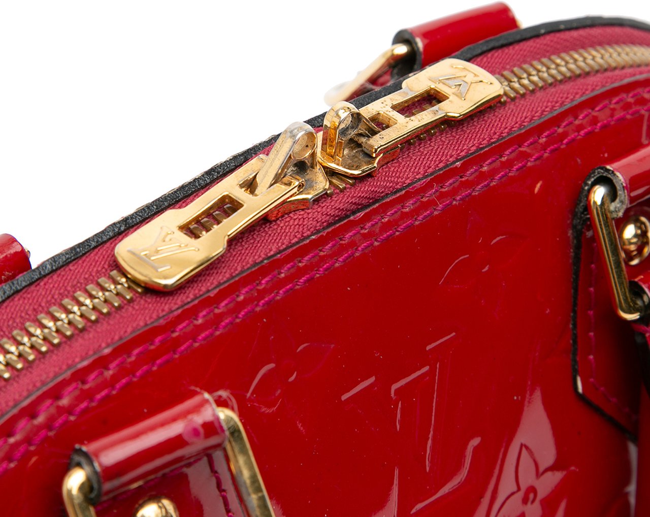 Louis Vuitton Monogram Vernis Alma BB Rood