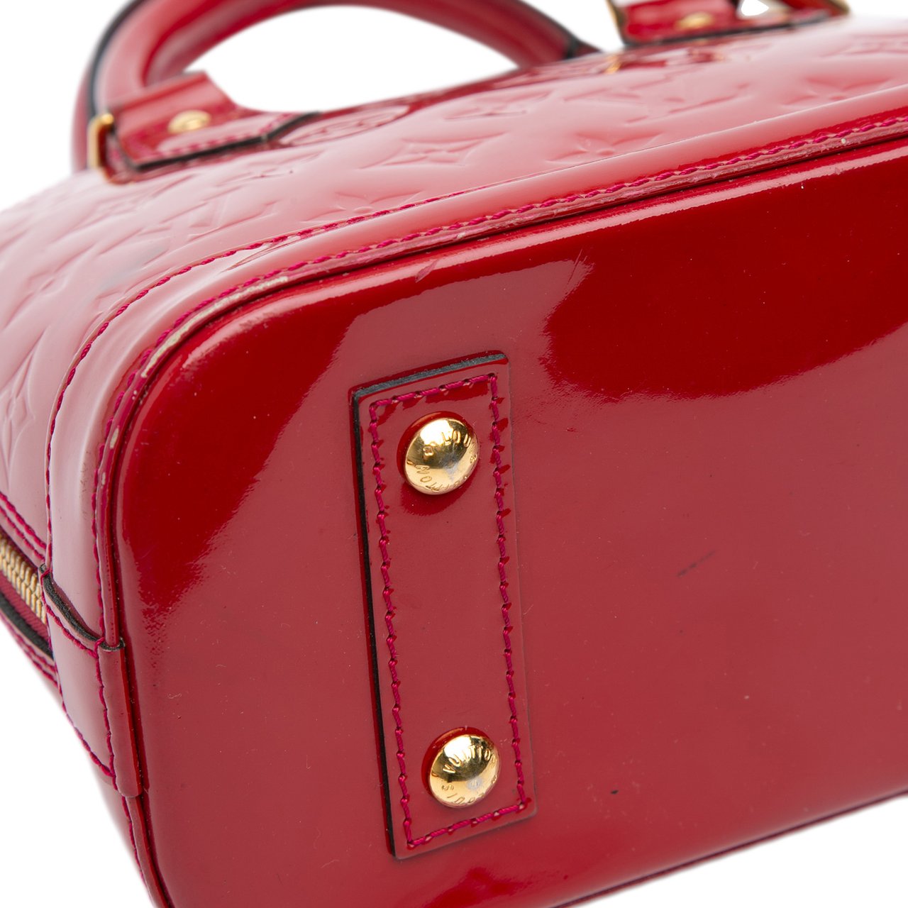Louis Vuitton Monogram Vernis Alma BB Rood